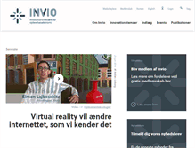 Tablet Screenshot of invio-net.dk